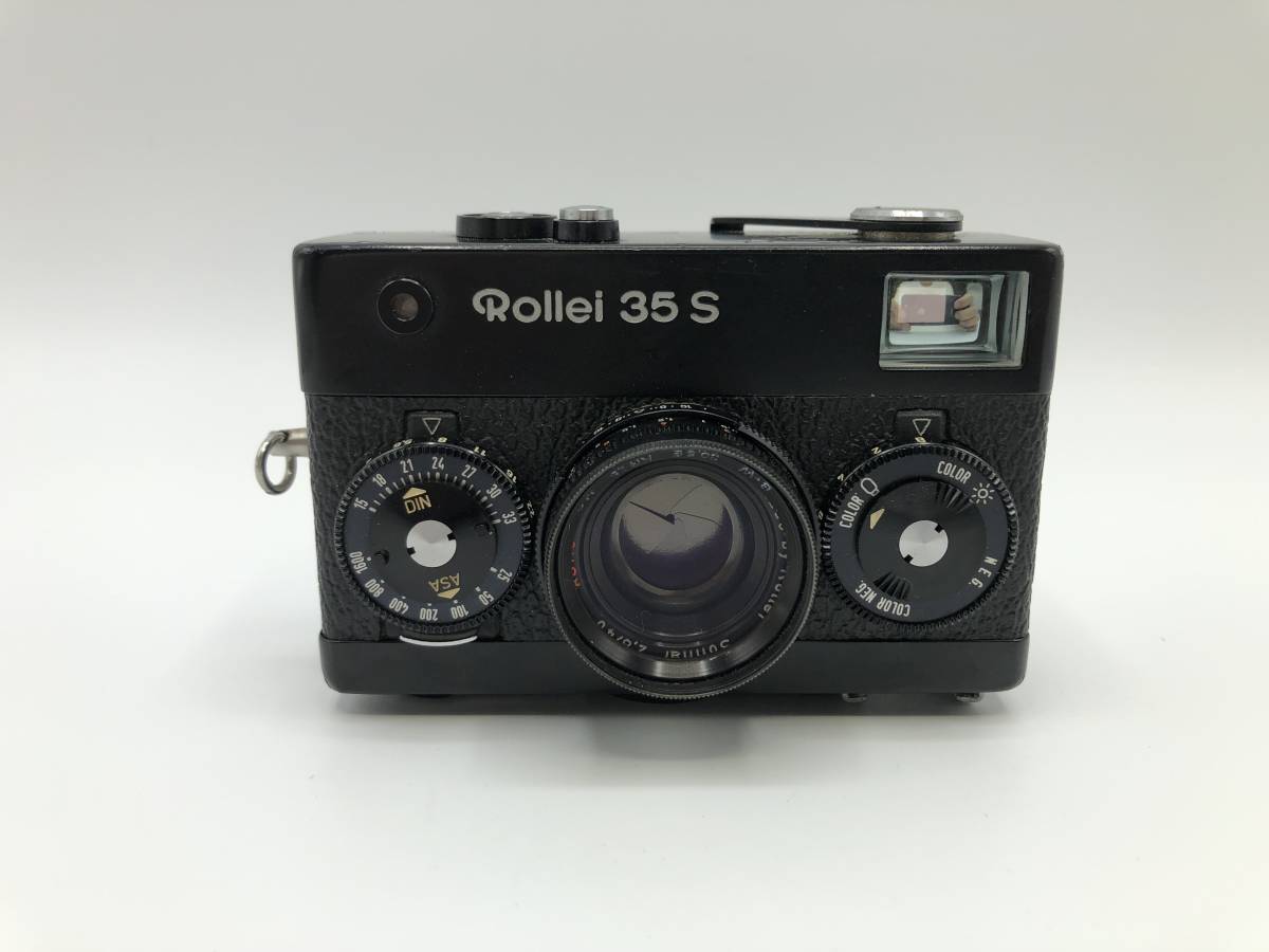 信頼】 Sonnar / ブラック S 35 ローライ / Rollei 1:2.8 シャッターOK