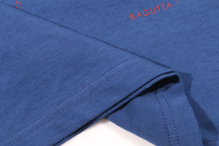 BAGUTTA（バグッタ） Uネック半袖Tシャツ TC5_S8 ブルー S 【S31223】_画像5