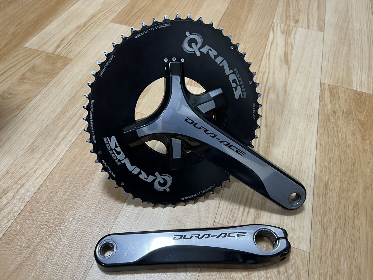 多様な SHIMANO DURA-ACE 36 シマノデュラエースクランク ローター52