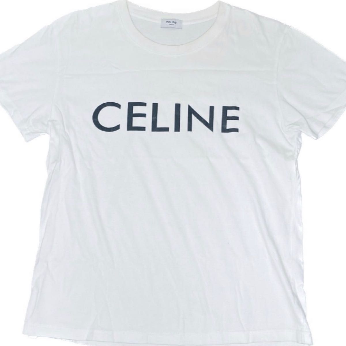 CELINE（セリーヌ）ルーズ Tシャツ コットン プリント ユニセックス