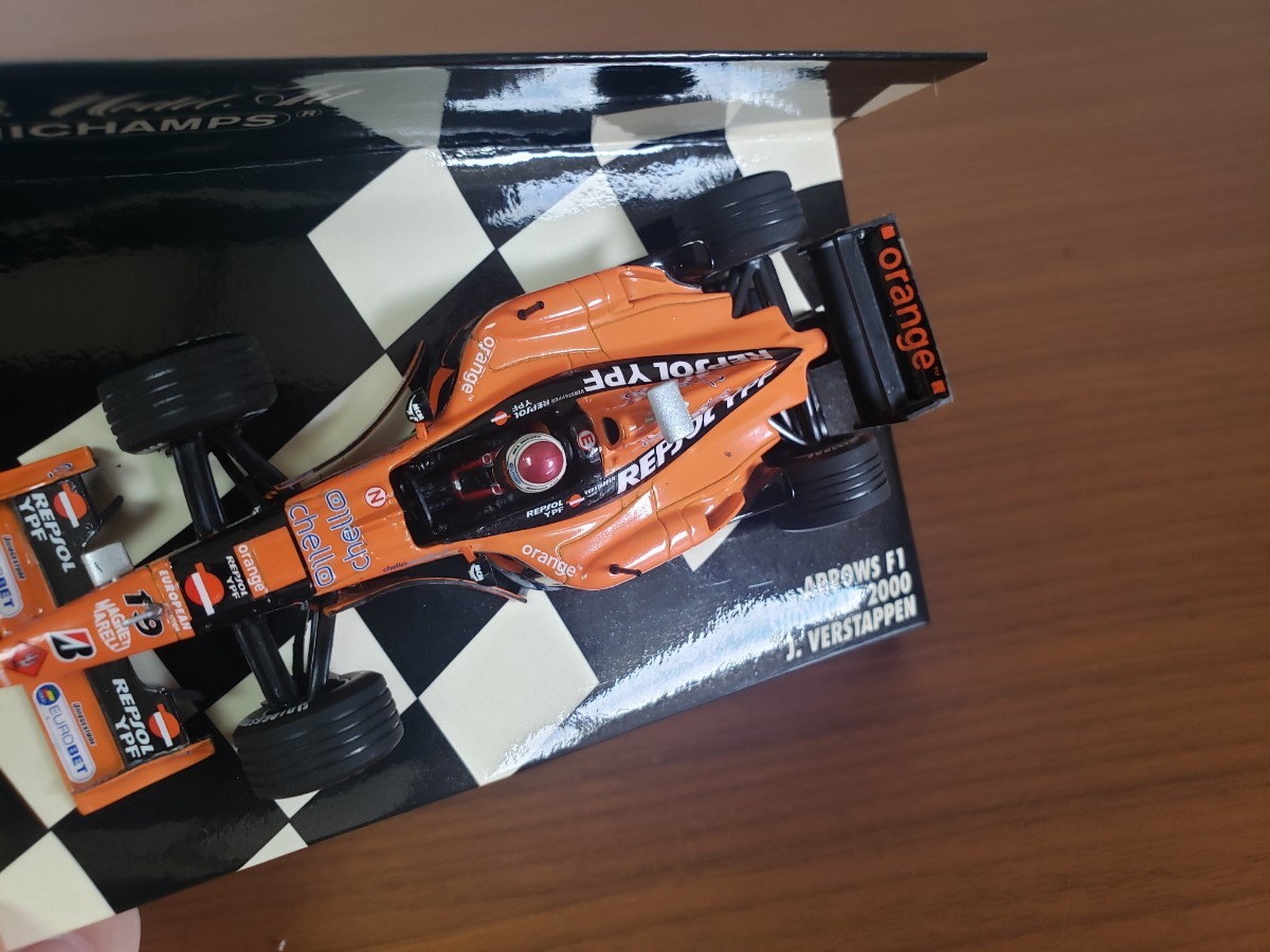 MINICHAMPS 1/43 ARROWS A20 T.TAKAGI 1999 / ARROWS F1 SHOWCAR 2000 J.VERSTAPPEN ミニチャンプス　アローズ　F1 ミニカー　 _画像7