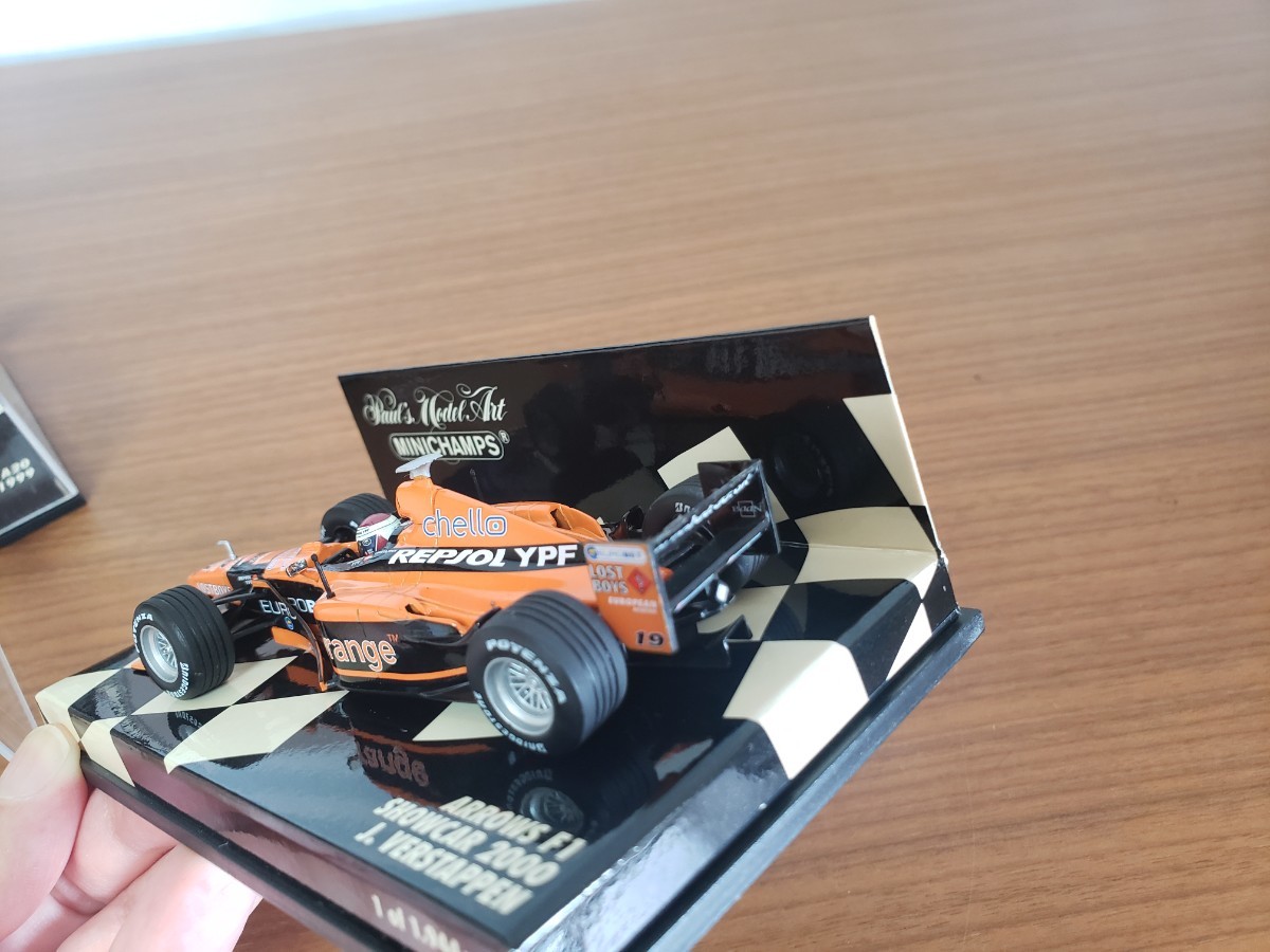 MINICHAMPS 1/43 ARROWS A20 T.TAKAGI 1999 / ARROWS F1 SHOWCAR 2000 J.VERSTAPPEN ミニチャンプス　アローズ　F1 ミニカー　 _画像8