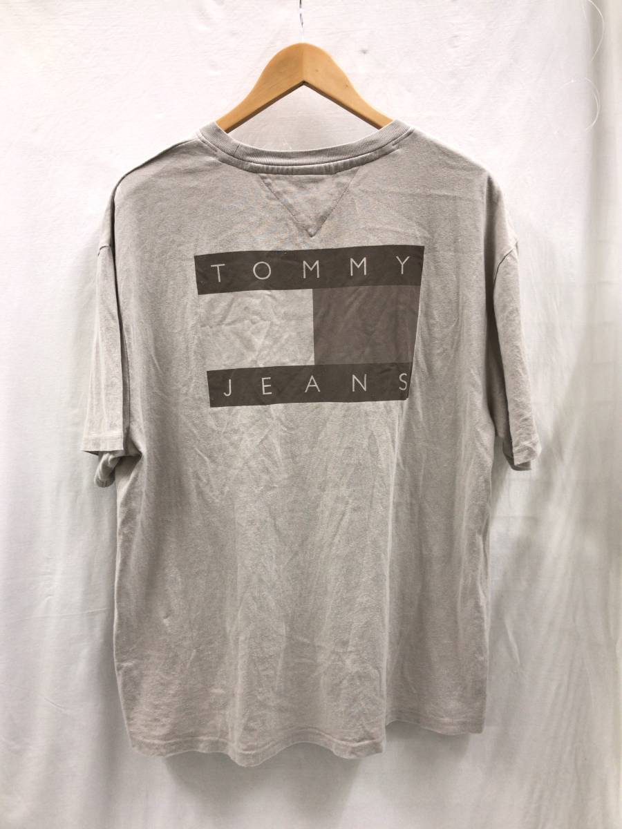 TOMMY JEANS トミージーンズ 半袖Tシャツ グレー メンズ Lサイズ 23081802の画像2