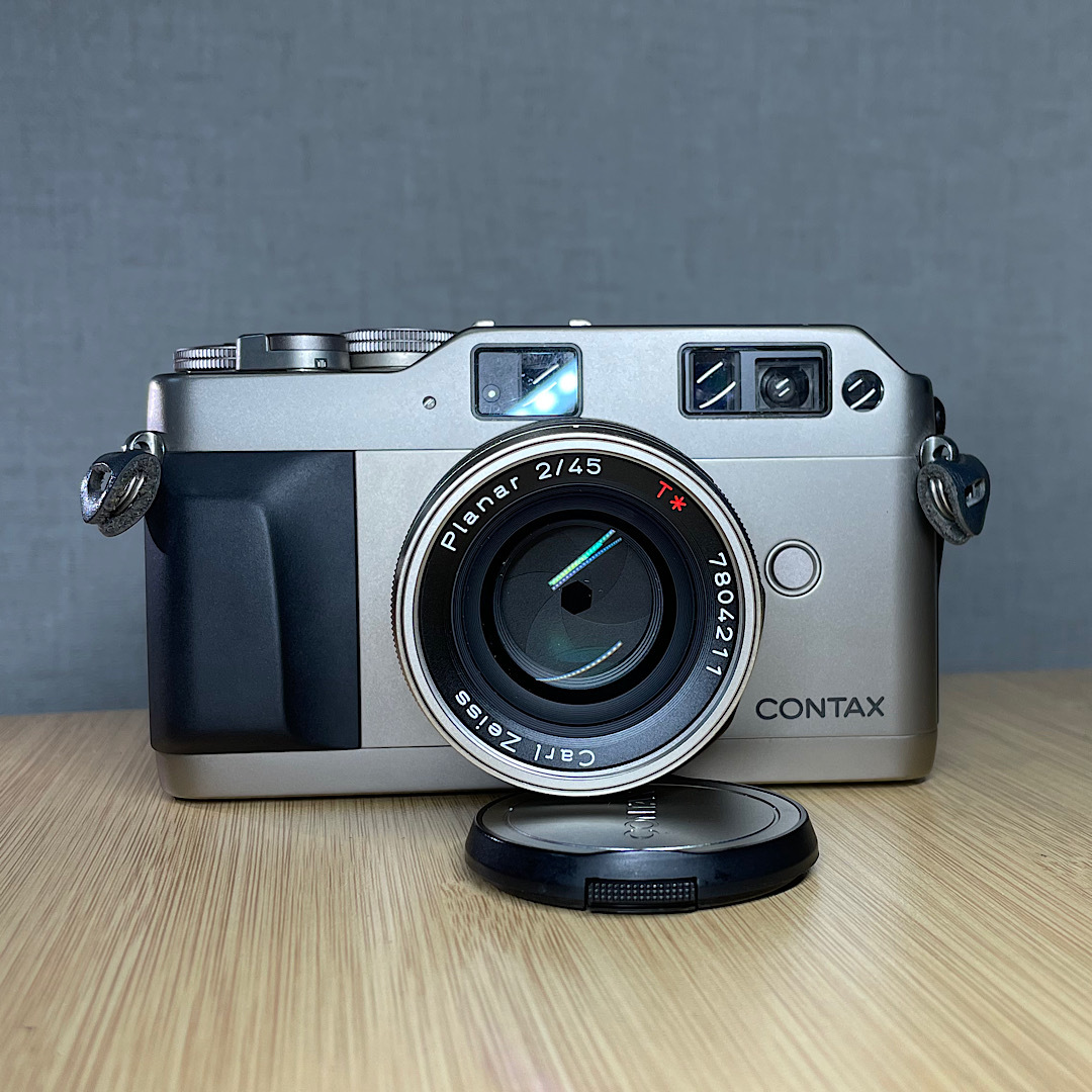 珍しい Contax コンタックス G1 Planar 45mm F2 フィルムカメラ