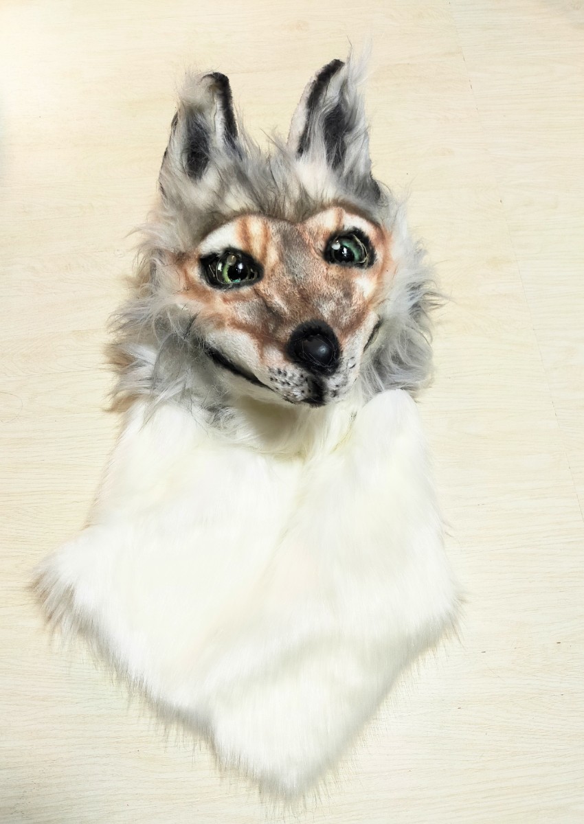 【10%OFF】 アトラク 首胸部 マスク ケモノ マスコット 着ぐるみ 動物 犬 狼 その他 【10%OFF】 アトラク 首胸部 マスク ケモノ マスコット 着ぐるみ 動物 犬 狼 その他