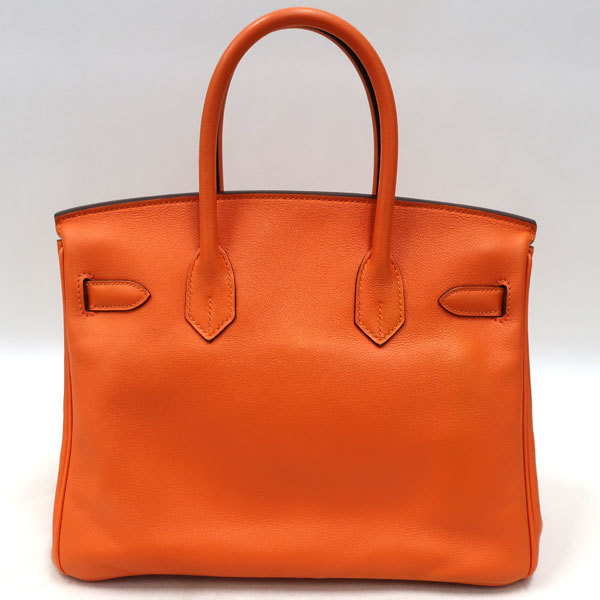 【美品】HERMES／エルメス　バーキン30　ヴォースイフト　オレンジ　□N刻印　ハンドバッグ　500080057_画像2