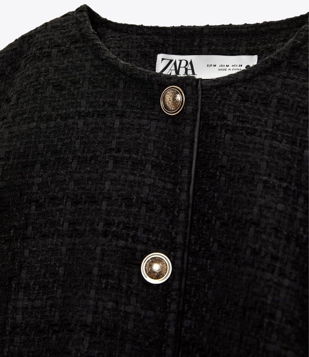 ZARA - ZARA ショートテクスチャージャケットの通販 by はなゆき