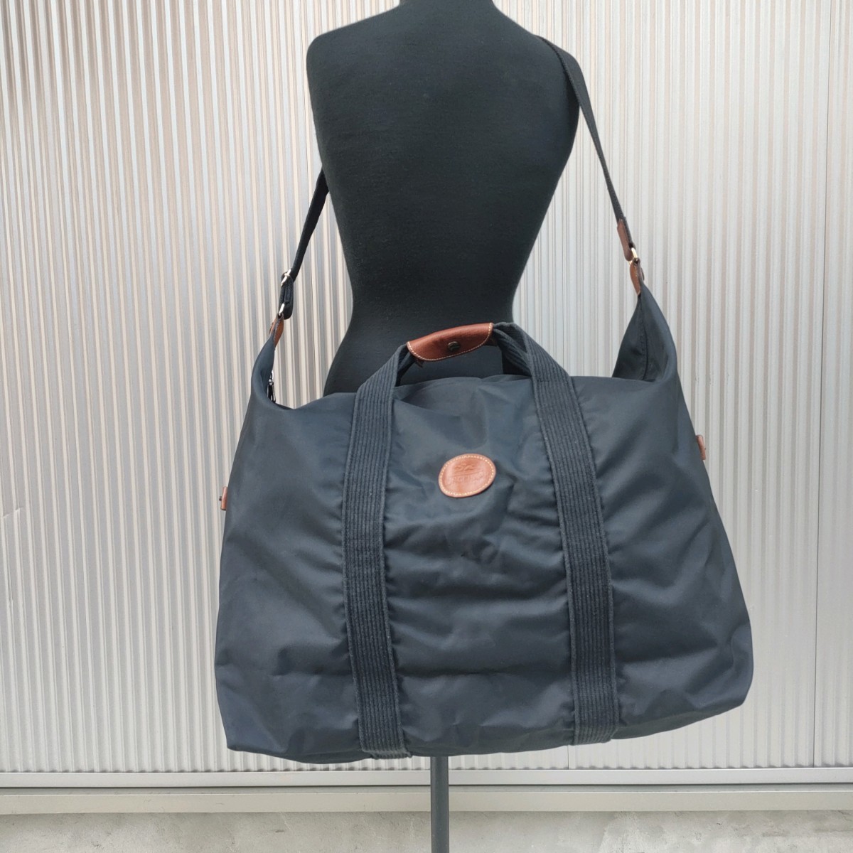 かわいい新作 【フランス製】ロンシャンLONGCHAMP/ヨーロッパ古着/特大