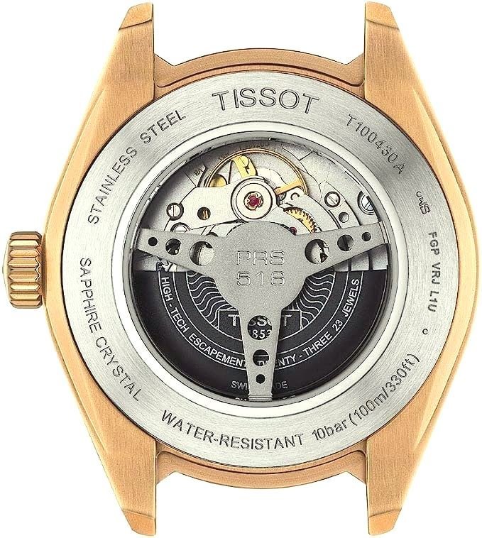 20万新品◇TISSOT ティソ◇ブラック×ピンクゴールド自動巻き42