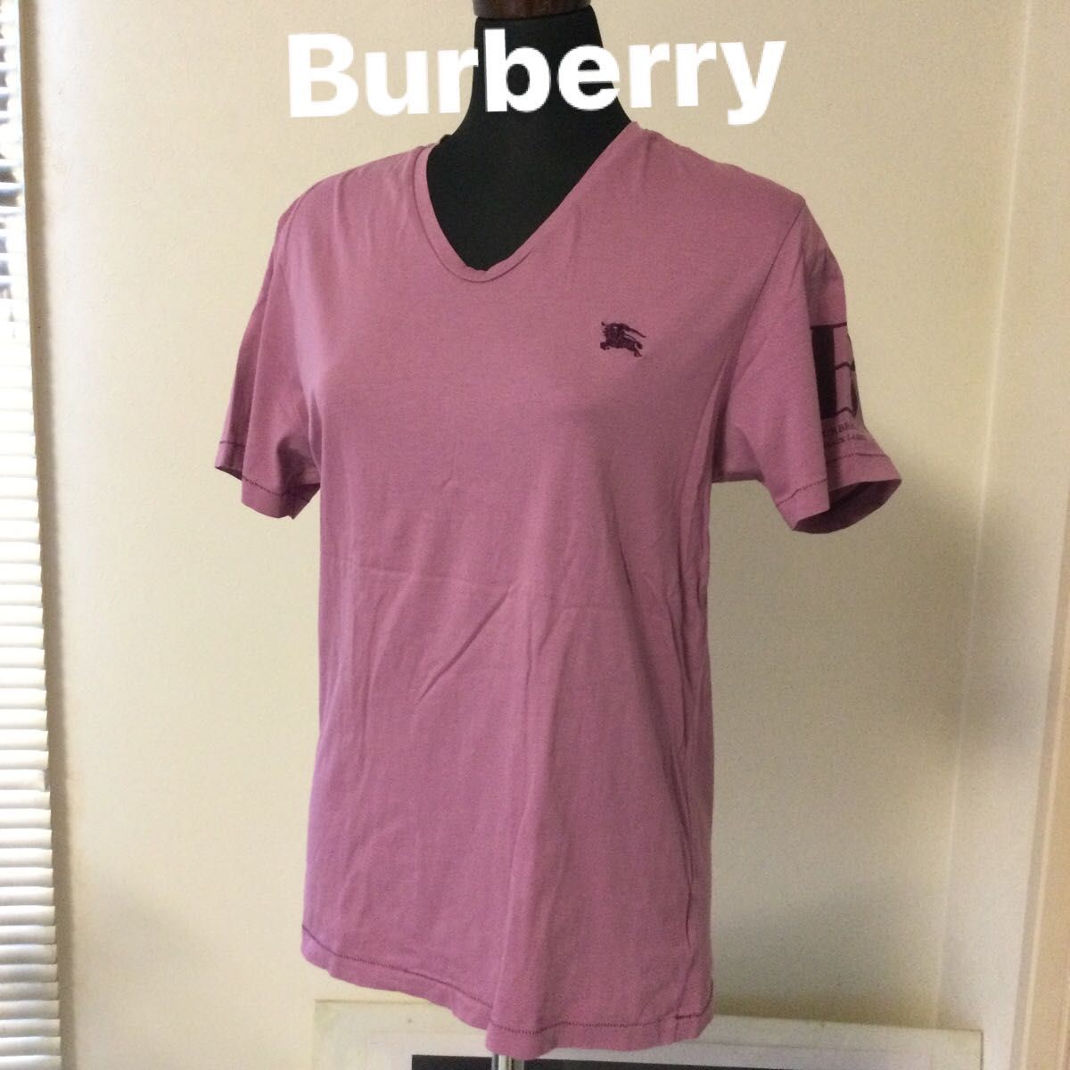 Burberry 半袖Tシャツ トップス バーバリーロゴ 美品