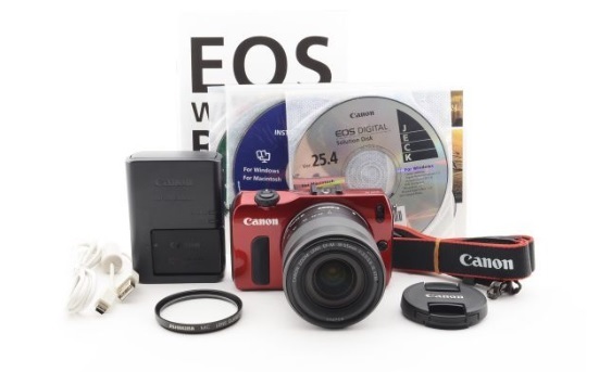 ふるさと割】 美品 Canon EOS M + EF-M 18-55mm レンズキット キヤノン