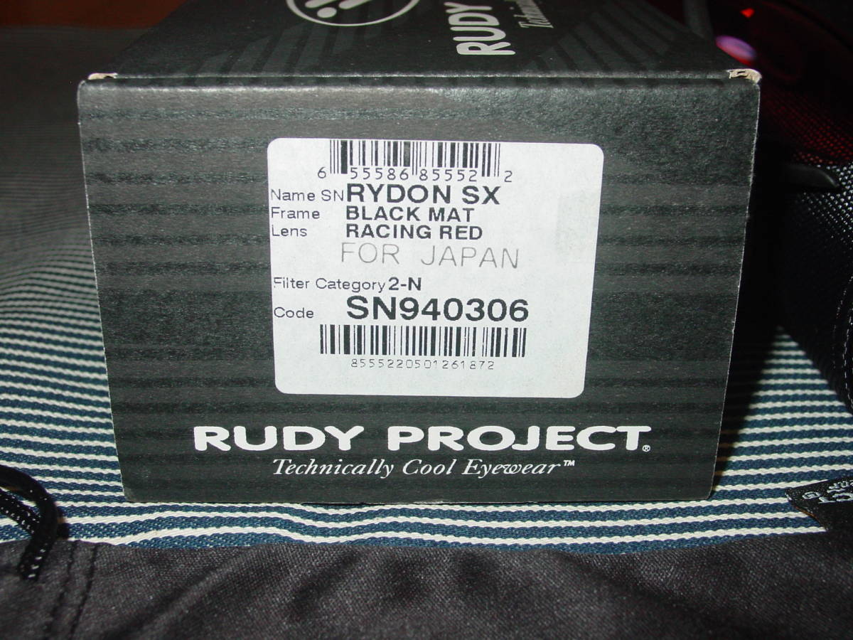 RUDY PROJECT RYDON SX солнцезащитные очки чёрный матовый рама рейсинг re дренаж z не использовался редкий распроданный товар Rudy Project Япония официальный агент товар 