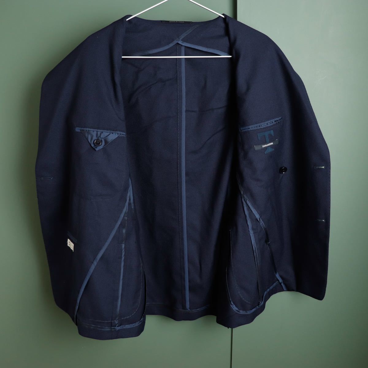 極美品】TAGLIATORE タリアトーレ ダブル ジャケット ネイビー 極美品】TAGLIATORE タリアトーレ ダブル ジャケット ネイビー