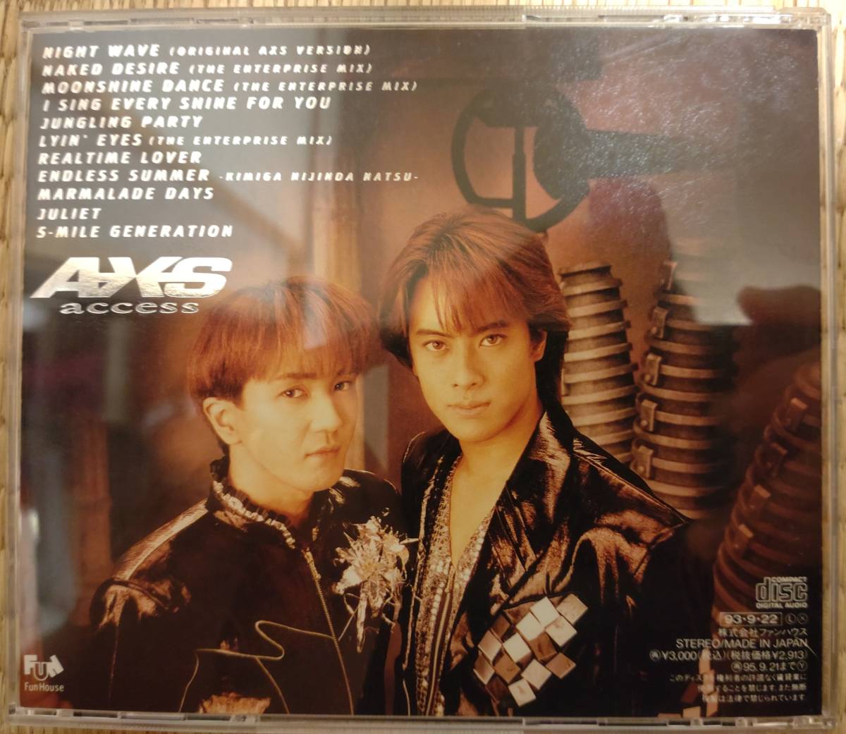 CDアルバム】access (貴水博之 浅倉大介) 「ACCESS Ⅱ CDアルバム】access (貴水博之 浅倉大介) 「ACCESS Ⅱ