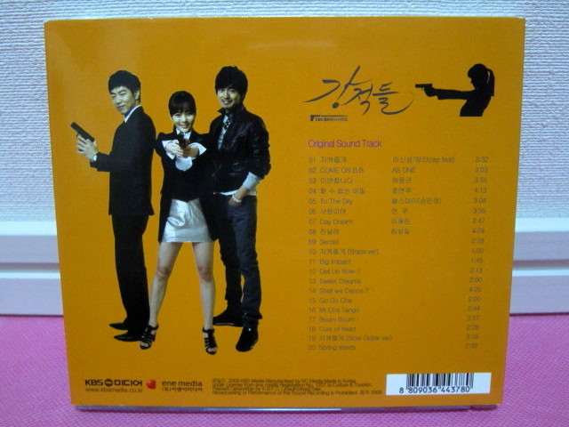 韓国ドラマOST「強敵たち」韓国盤CD 廃盤！希少品！美品！チェリム／歌：As One、ハ・ドギュン、イ・シンソン、T.T.MA ヨンウ～_画像2