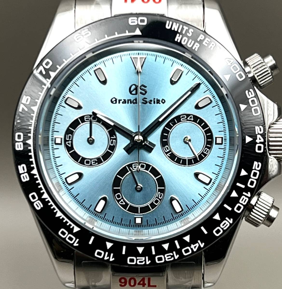 Yahoo!オークション - SEIKO MOD VK63 カスタム アイスブルー Yahoo!オークション - SEIKO MOD VK63 カスタム アイスブルー