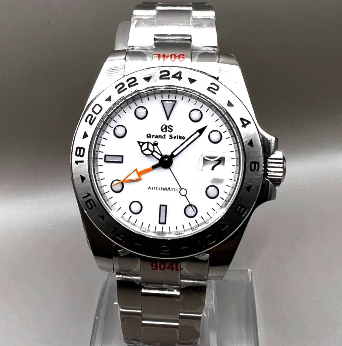 【楽天最安値に挑戦】 ホワイトダイアル GMT カスタム NH34 MOD SEIKO 43mm ムーブメント調整済 EX2 その他 【楽天最安値に挑戦】 ホワイトダイアル GMT カスタム NH34 MOD SEIKO 43mm ムーブメント調整済 EX2 その他