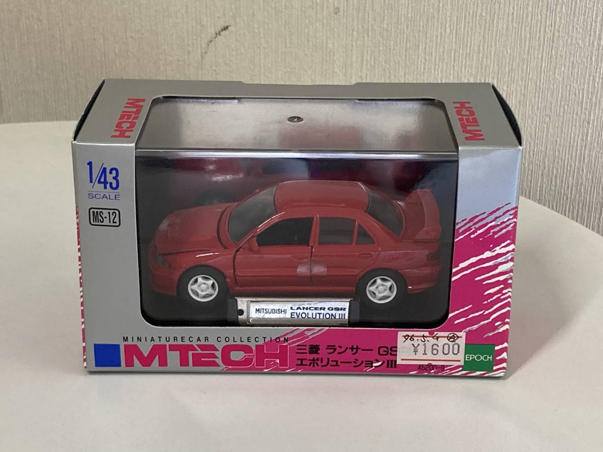 送料無料 1/43 MTECH エムテック エポック社 三菱ランサー 送料無料 1/43 MTECH エムテック エポック社 三菱ランサー