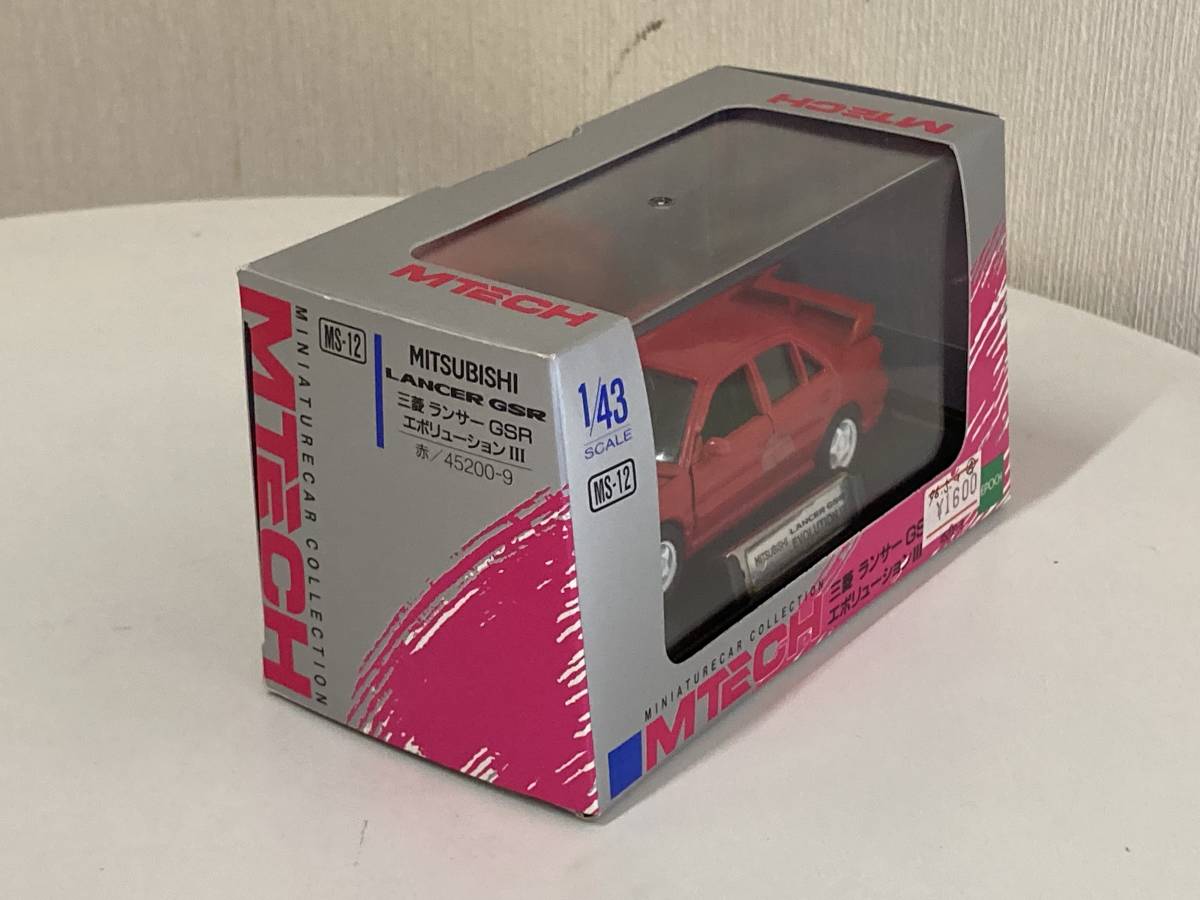 送料無料 1/43 MTECH エムテック エポック社 三菱ランサー 送料無料 1/43 MTECH エムテック エポック社 三菱ランサー