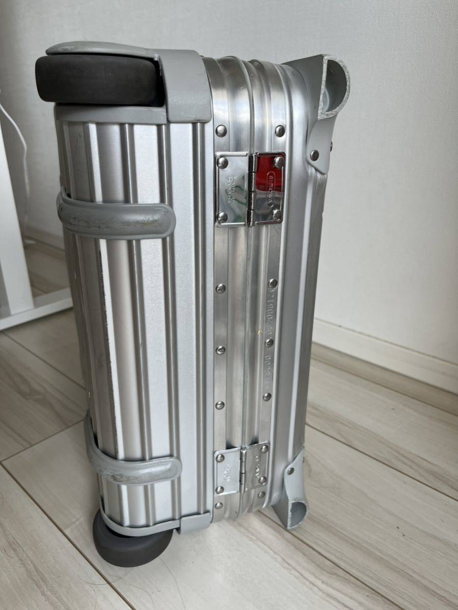 超貴重 廃盤 RIMOWA リモワ ルフトハンザ 747-8ビジネストローリー28L 2輪 トパーズ パイロット風 中古即決 Lufthansa スーツケースの画像5