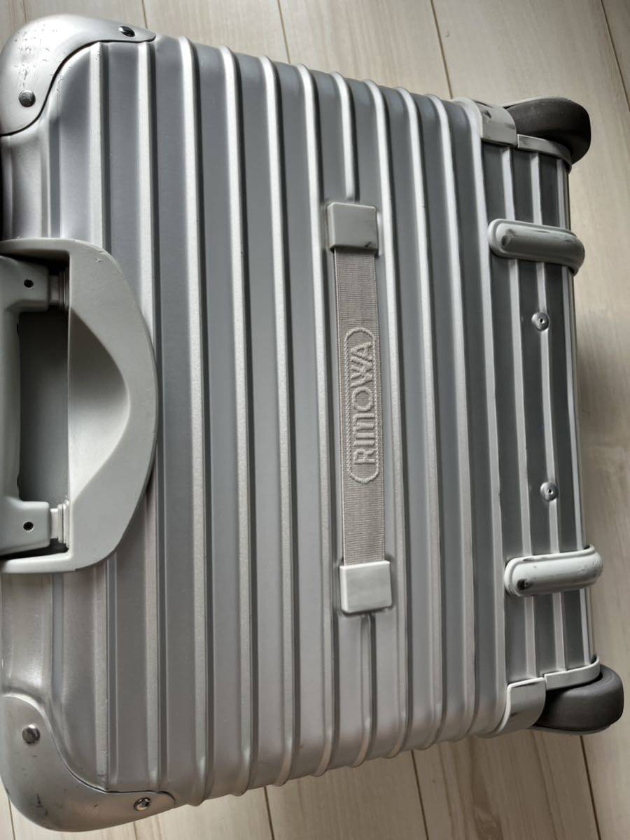 超貴重 廃盤 RIMOWA リモワ ルフトハンザ 747-8ビジネストローリー28L 2輪 トパーズ パイロット風 中古即決 Lufthansa スーツケースの画像10