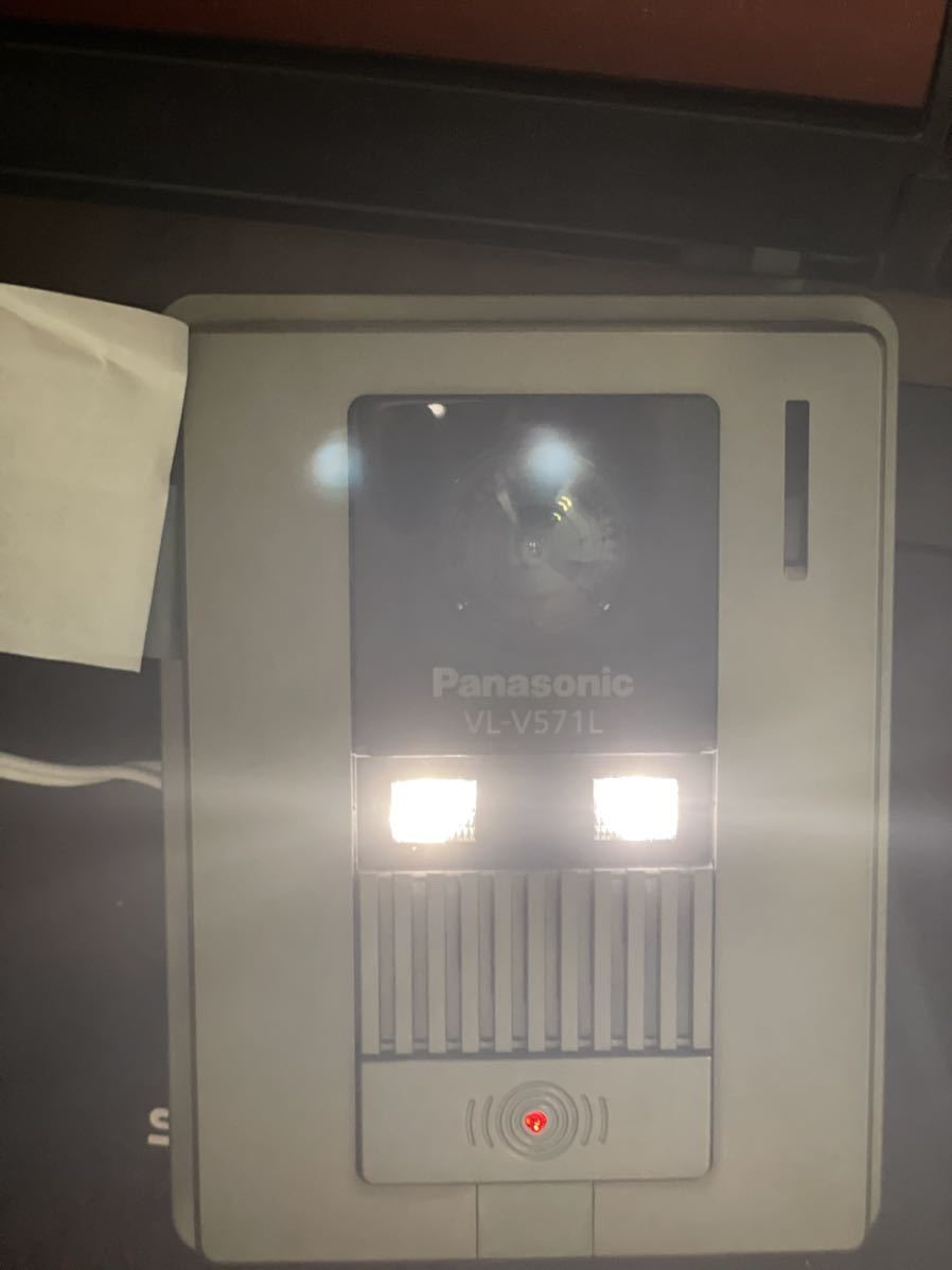 送料無料 Panasonic パナソニック カメラ玄関子機 VL-V571L-S レンズ