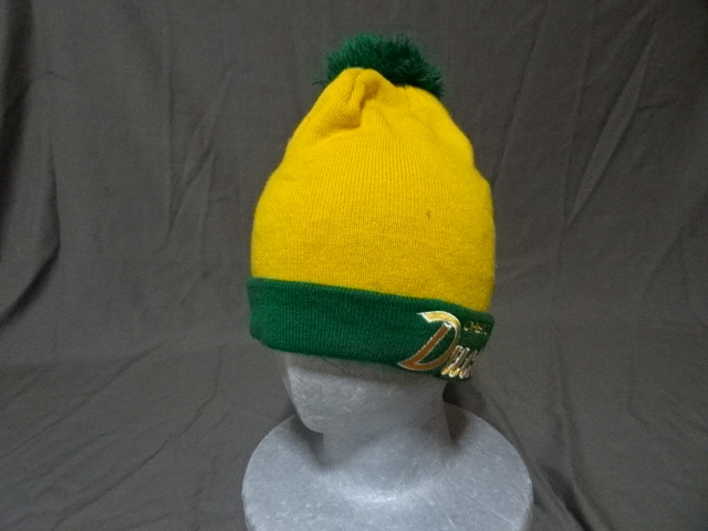 激レア USA購入 ナイキ【NIKE】社製 USカレッジ オレゴン大学ダックス 【OREGON DUCKS】スウォッシュ ロゴ刺繍入りニットキャップ 中古良品_画像3