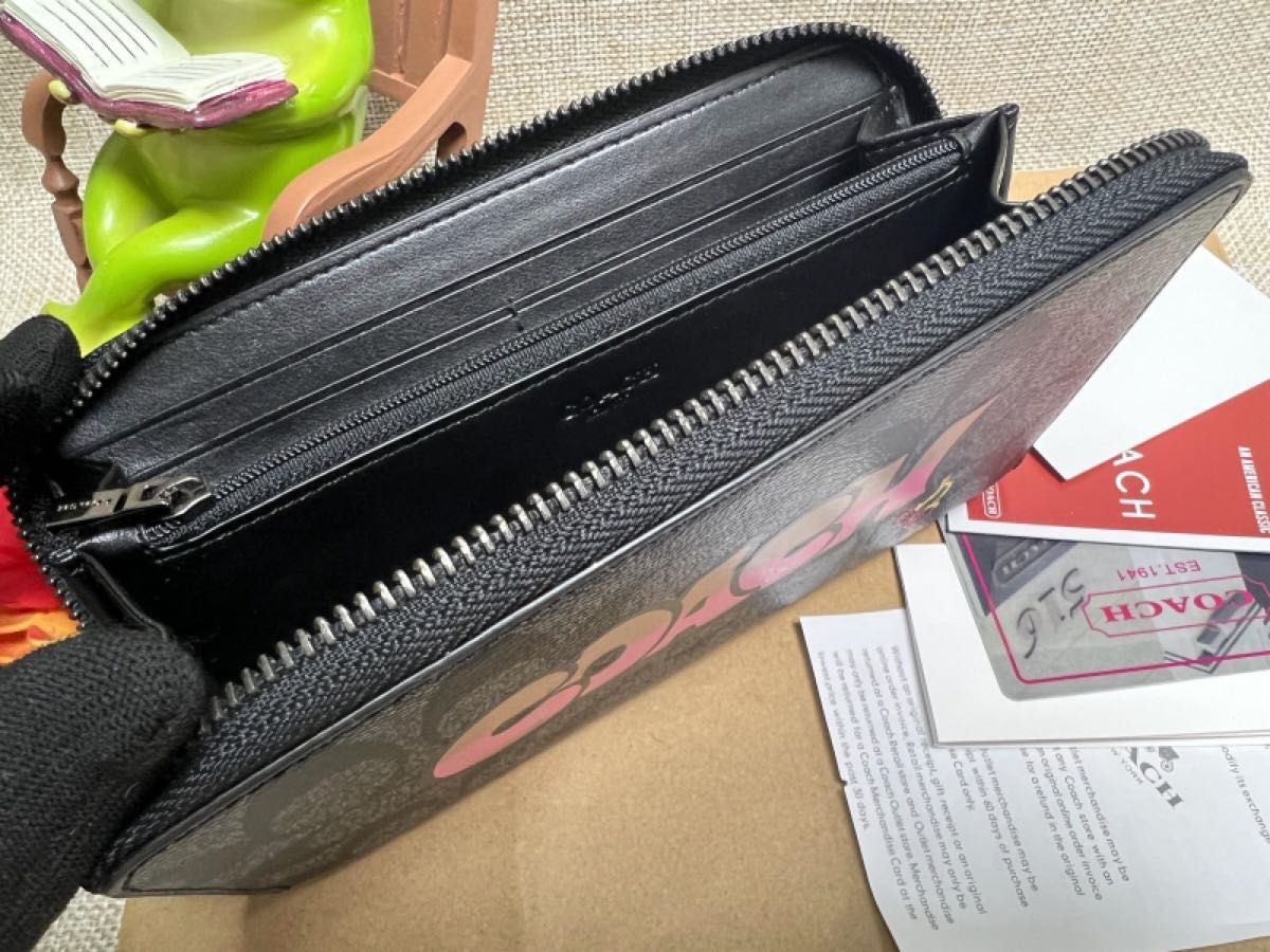 コーチ COACH 長財布 財布 メンズ財布 シグネチャー ラウンド