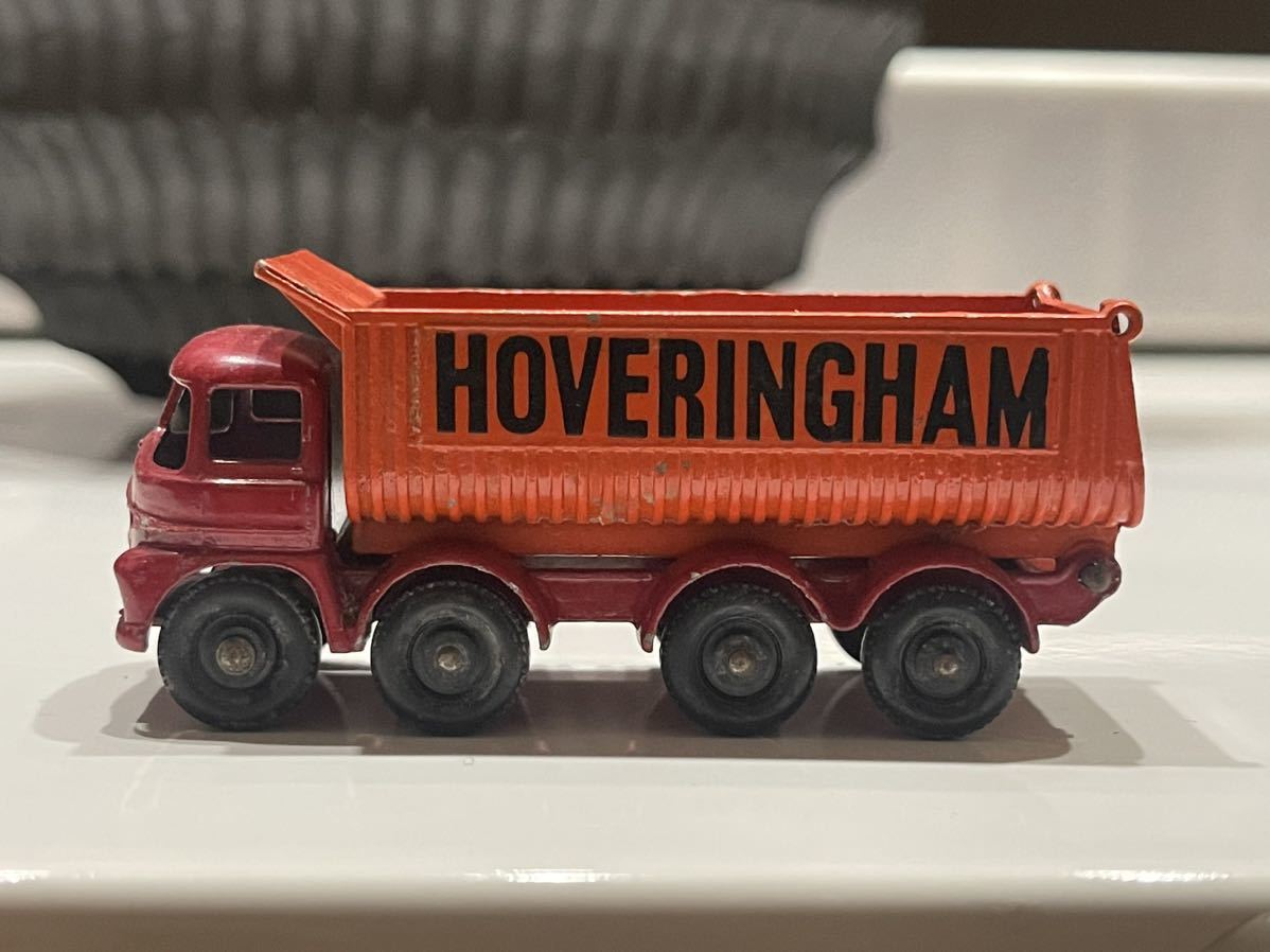  rare! MATCHBOX Matchbox HOVERINGHAM TIPPER 8 WHEEL TIPPER No. 17 minicar Vintage England made postage included 