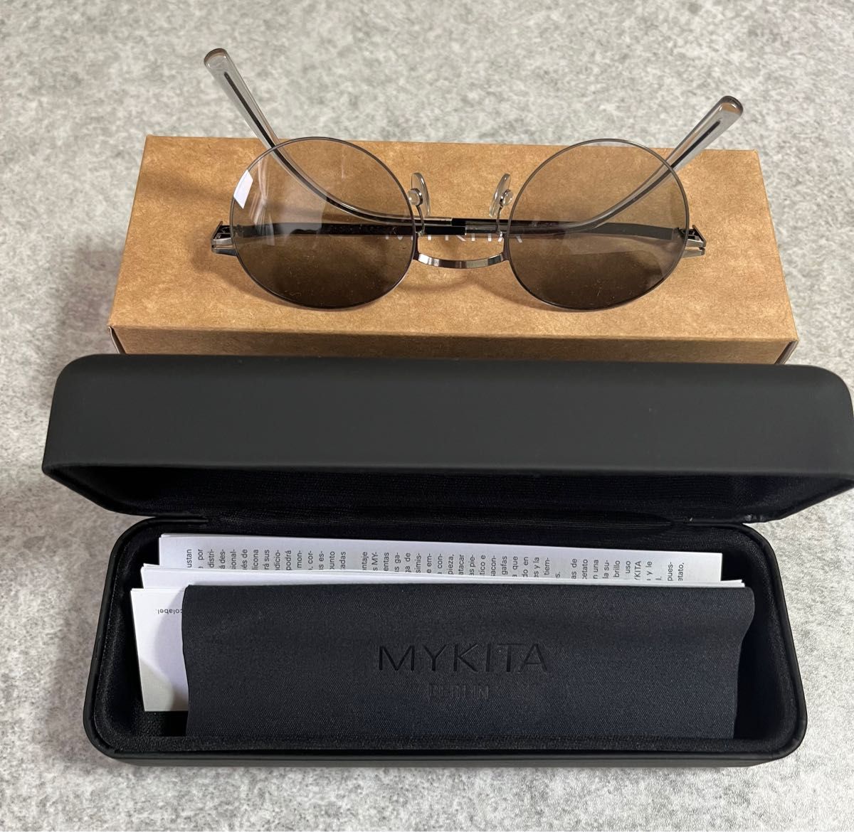 MYKITA LESSRIM sho マイキータ シャイニーグラファイト サングラス　マルジェラ　常田大希