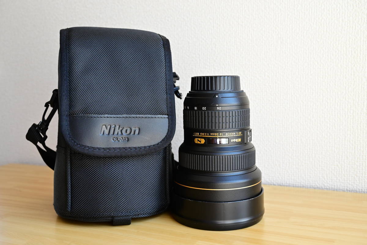 熱販売 Nikon ニコン AF-S NIKKOR 14-24mm F2.8G ED ケース付き ニコン