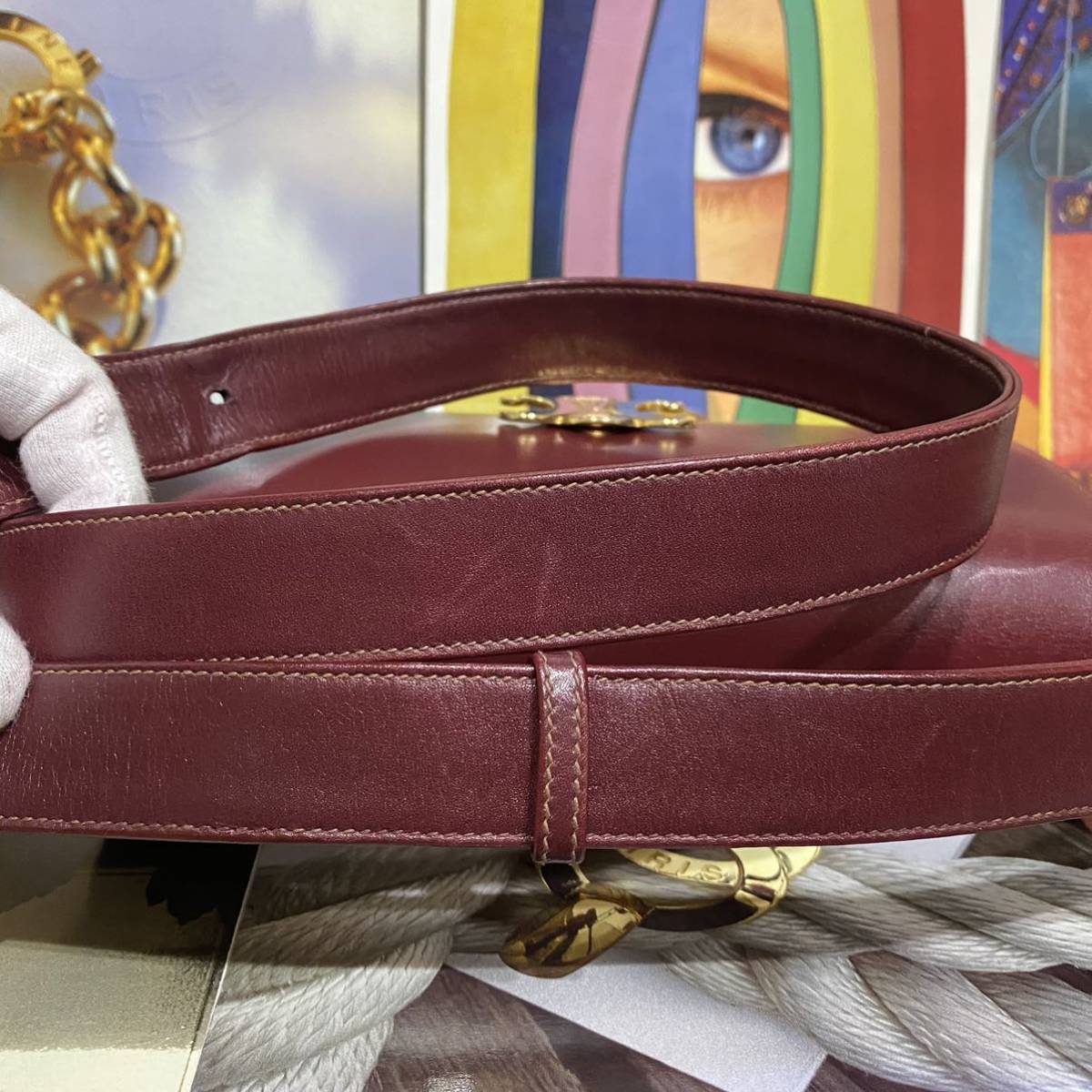 希少 レア VINTAGE OLD CELINE クラシカル ショルダーバッグ 希少 レア VINTAGE OLD CELINE クラシカル ショルダーバッグ