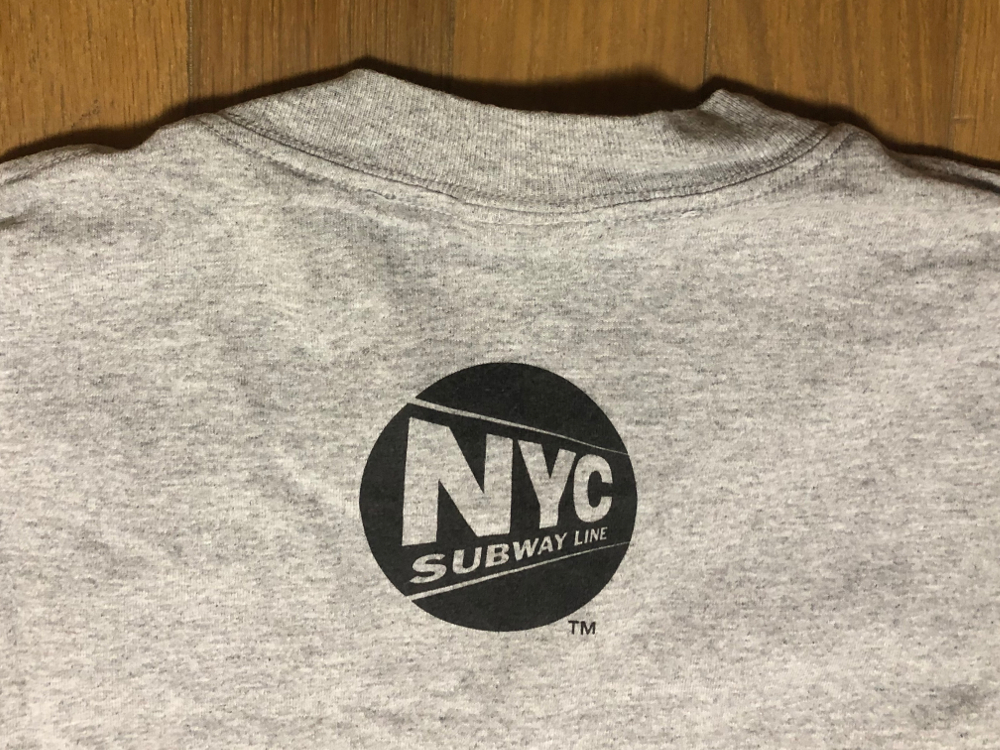 NYC SUBWAY LINE ニューヨーク 地下鉄 半袖Tシャツ 程度良好_画像5