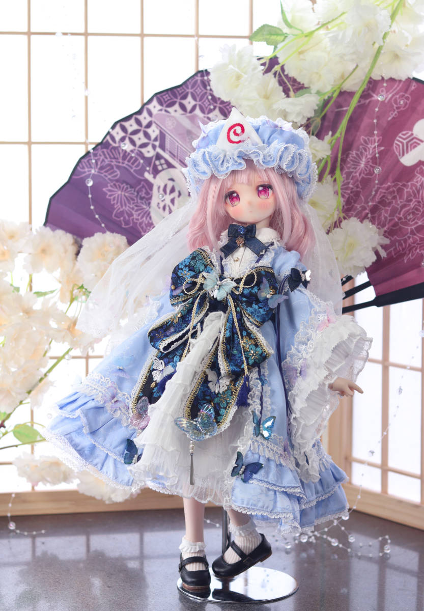 東方プロジェクト 西行寺幽々子 衣装+ウィッグ(おまけ 東方プロジェクト 西行寺幽々子 衣装+ウィッグ(おまけ