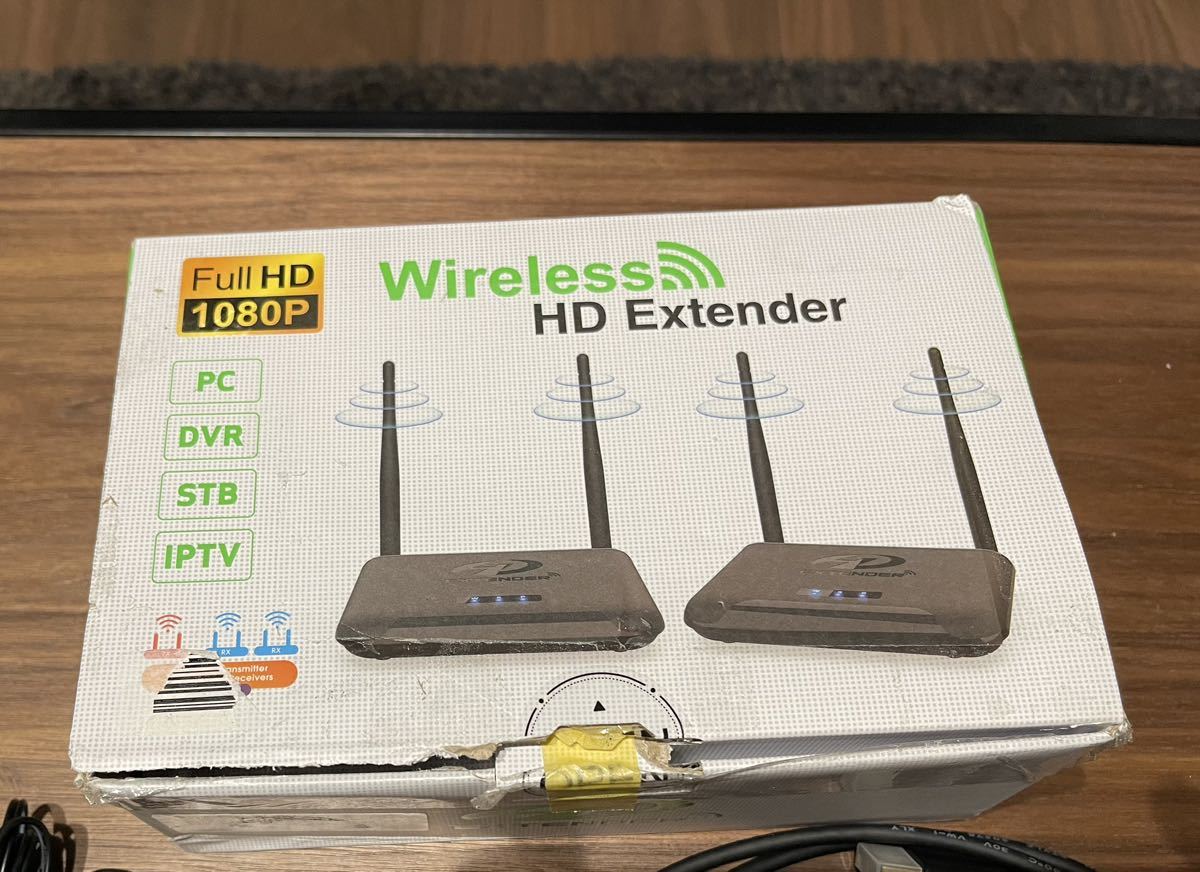 安価 ワタナベ ワイヤレス HDMIエクステンダー 無線　送信機　受信機 HDMIケーブル