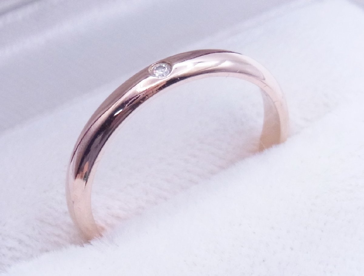 高級品市場 Cartier カルティエ☆ダイヤモンドリング 約2.2g☆美品