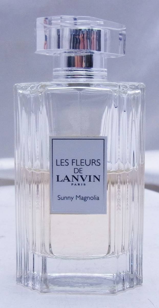 LANVIN ランバン☆レ フルール ド ランバン サニーマグノリア オードトワレ☆香水☆90ml☆残量5割ほど☆テスター仕様☆Y4911022_画像1