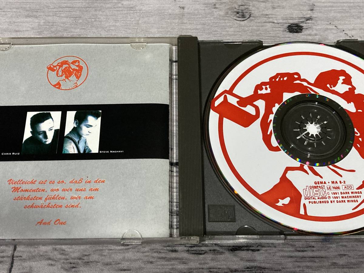 EBM/シンセポップ　And One/Anguish　　Depeche Mode　ドイツ　輸入盤CD_画像3