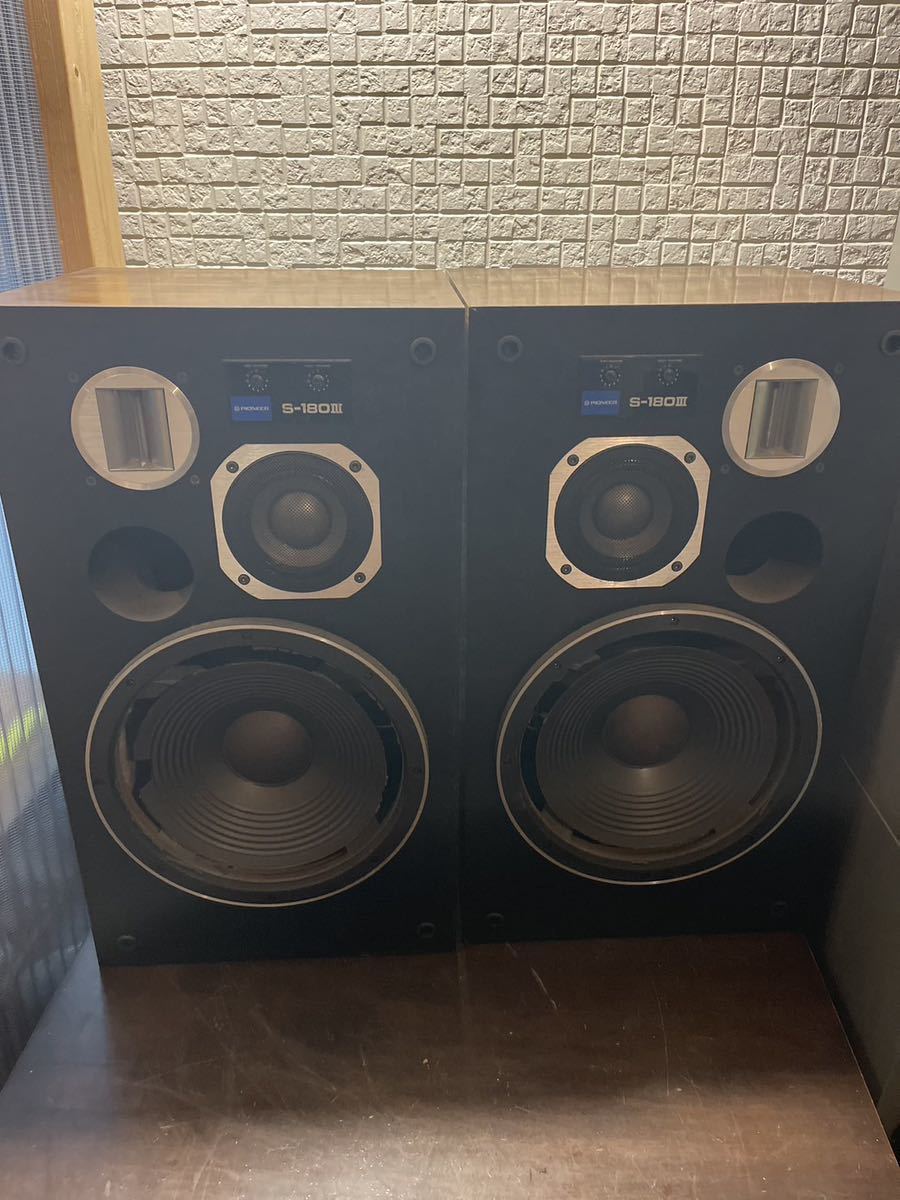 驚きの価格 現状品Pioneer パイオニア S-180III ペアスピーカー
