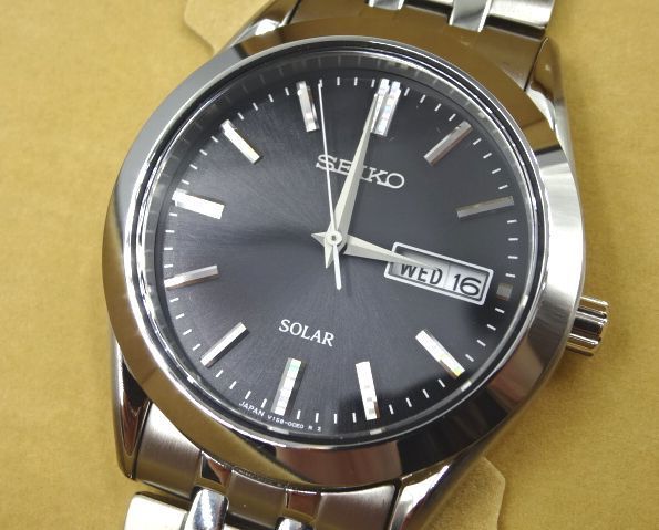 【正規品！】新品 未使用 SEIKO（セイコー）腕時計 メンズ デイデイト 防水 カレンダー ソーラー セレクション スピリット ペアウォッチ_画像3