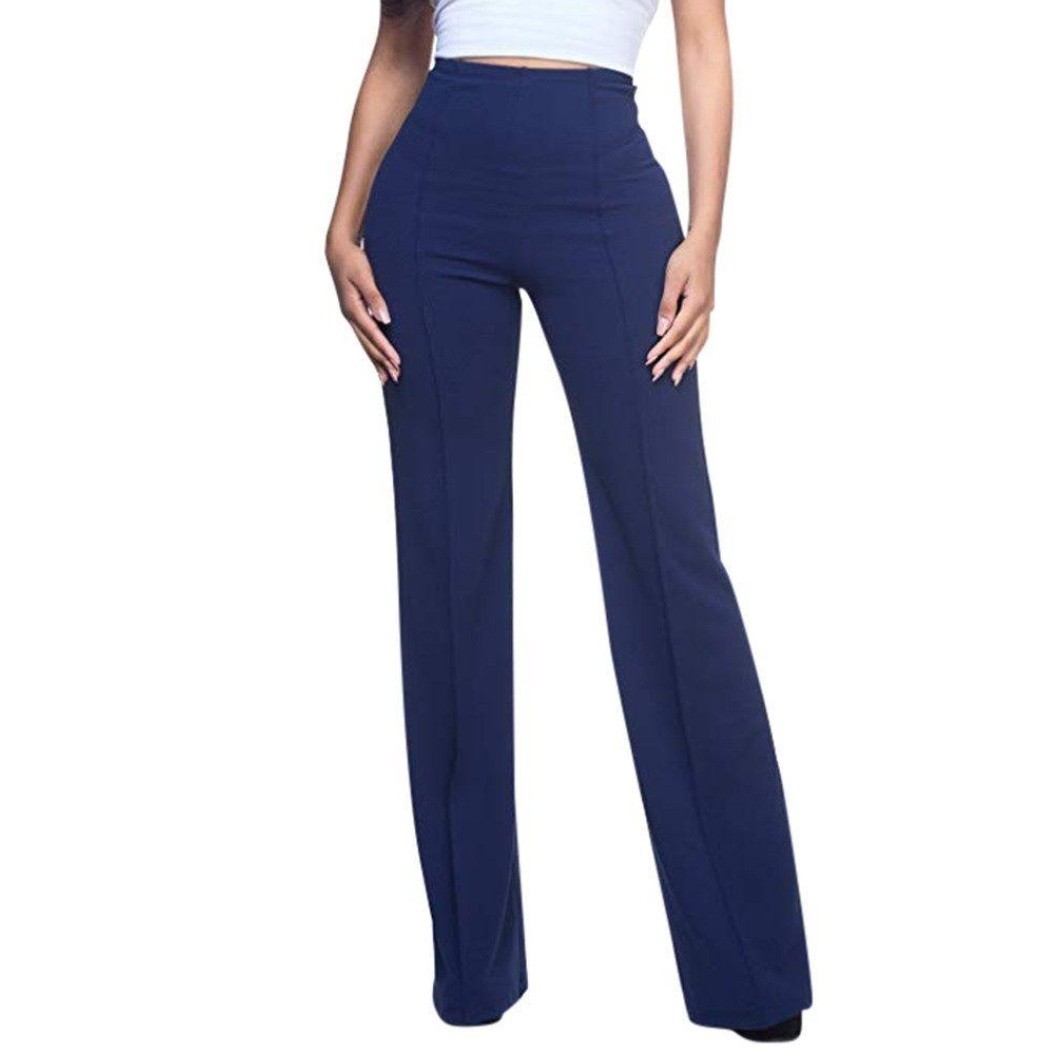  large size lady's leggings pants gaucho pants flare pants beautiful legs beautiful . navy legs length casual fitness 3L 4L 5L plain 