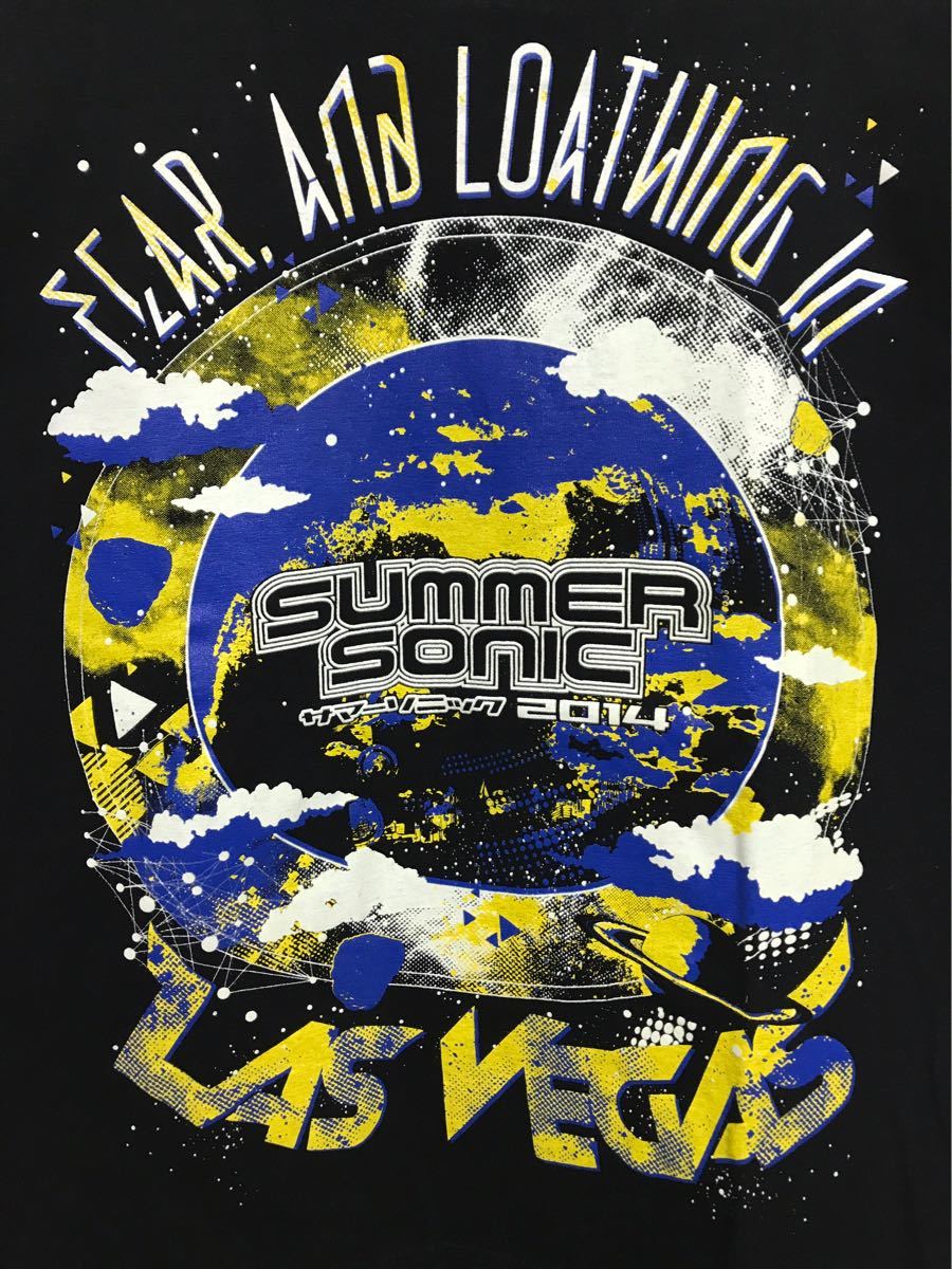 [即決古着]FEAR, AND LOATHING IN LAS VEGAS×SUMMER SONIC 2014/サマーソニック/サマソニ/コラボTシャツ/バンドT/フェスT/ブラック/黒/S_画像3