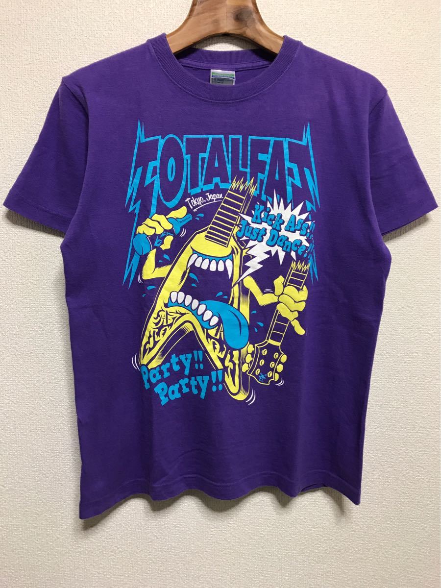 [即決古着]TOTALFAT/トータルファット/DANCE PARTY TONIGHT!/バンドTシャツ/エレキギター/フライングV/パープル/紫/S_画像1