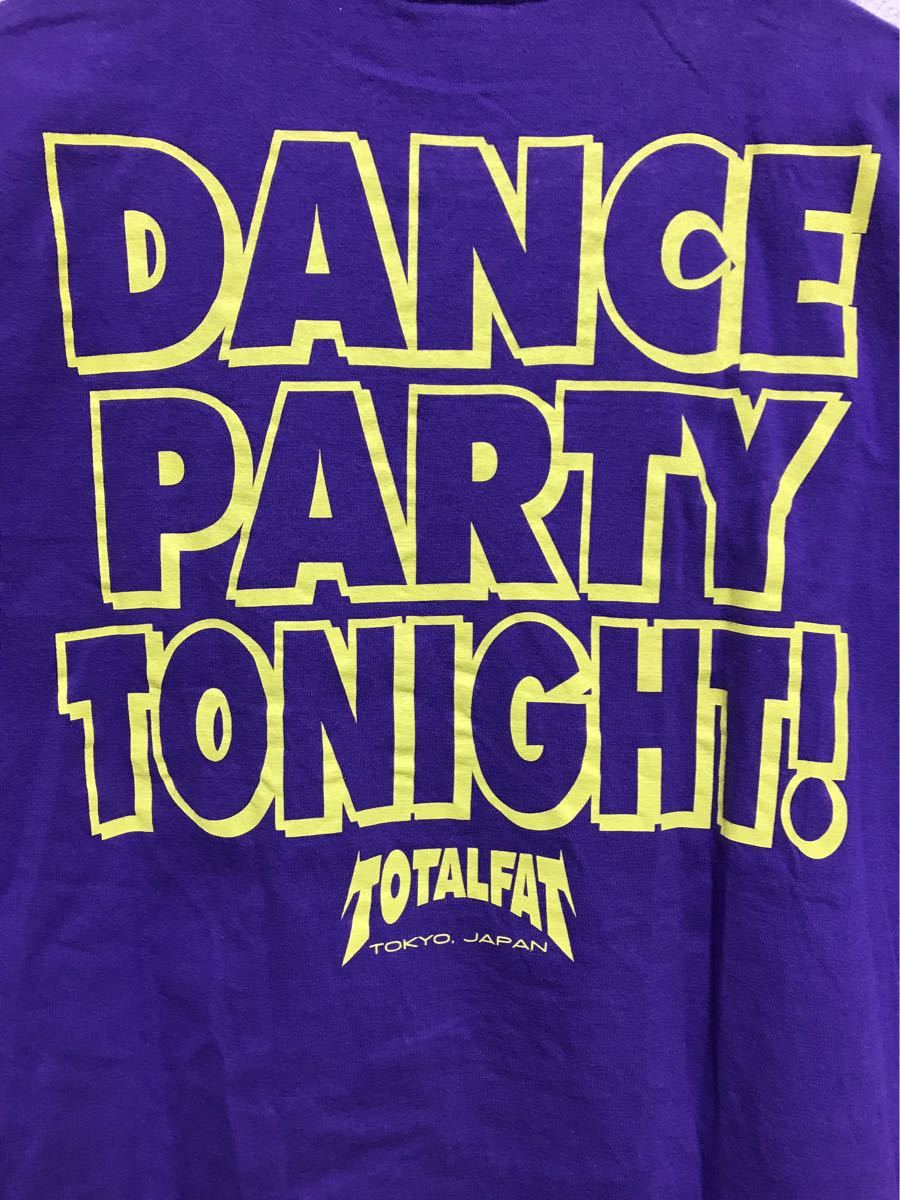 [即決古着]TOTALFAT/トータルファット/DANCE PARTY TONIGHT!/バンドTシャツ/エレキギター/フライングV/パープル/紫/S_画像4