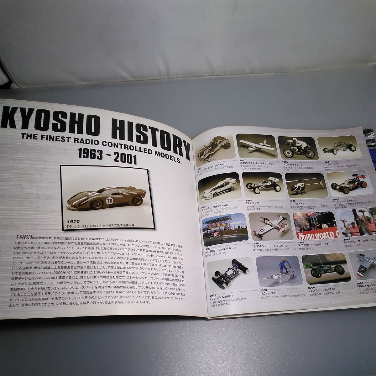  that time thing *KYOSHO*\'01 CATALOG AND HANDBOOK* Kyosho radio-controller catalog 2001 year *THE FINEST RADIO CONTROLLED MODELS* free shipping * rare * immediately shipping 