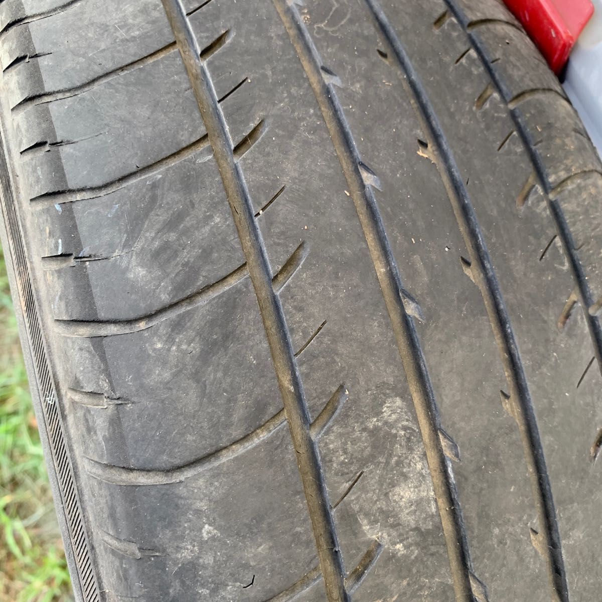 トヨタ 80系 ノア ヴォクシー 純正 16インチ×6J +50 5H114.3 ヨコハマ 205/60R16 1本パンク修理済