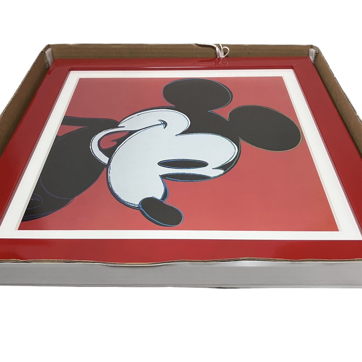 Andy Warhol アンディウォーホル Mickey Mouse ミッキーマウス 額装済