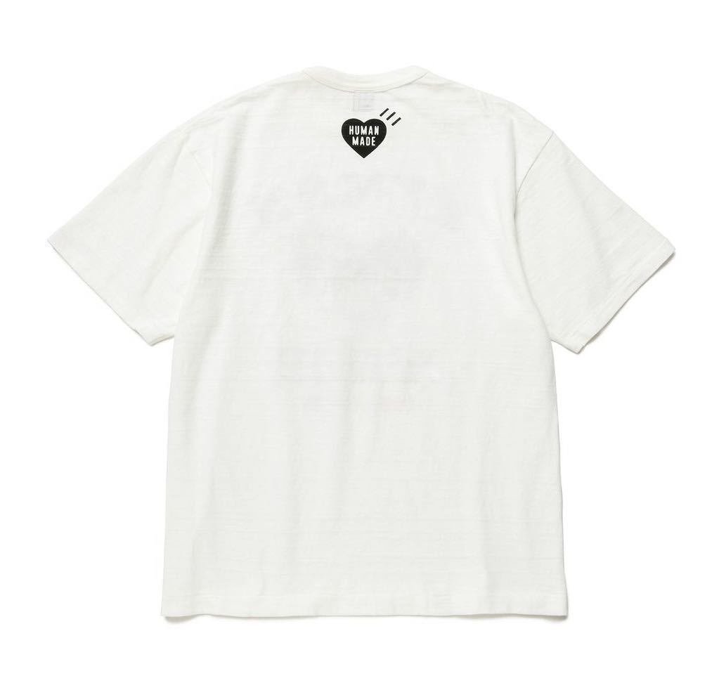 HUMAN MADE 2023SS GRAPHIC HEART T-SHIRT #8 WHITE 3XLサイズ ヒューマンメイド グラフィック TEE Tシャツ ブラック ハート