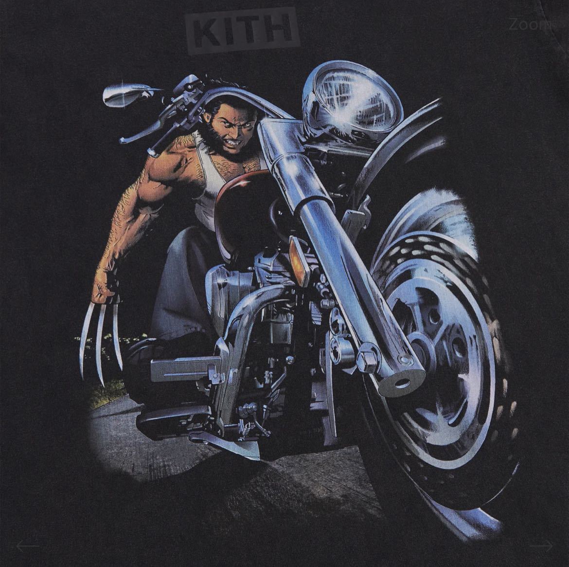 Kith for Marvel X-Men Wolverine Chopper Vintage Tee XLサイズ Kith for Marvel X-Men Wolverine Chopper Vintage Tee XLサイズ