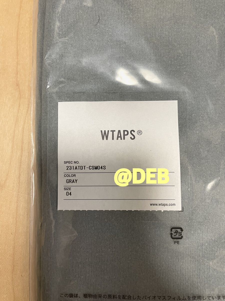 WTAPS 2023SS W_Lab 限定 TEE GRAY XLサイズ ダブルタップス ラボ限定 青山限定 Tシャツ グレー GREY _画像2